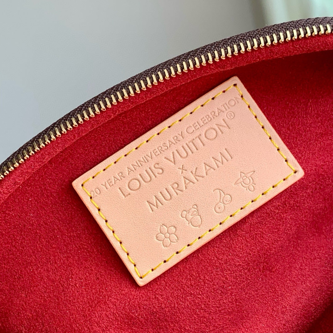 Louis Vuitton Bags- Louis Vuitton Lou x Murakami Mini Bumbag Luxury Designer Leather Handbag
