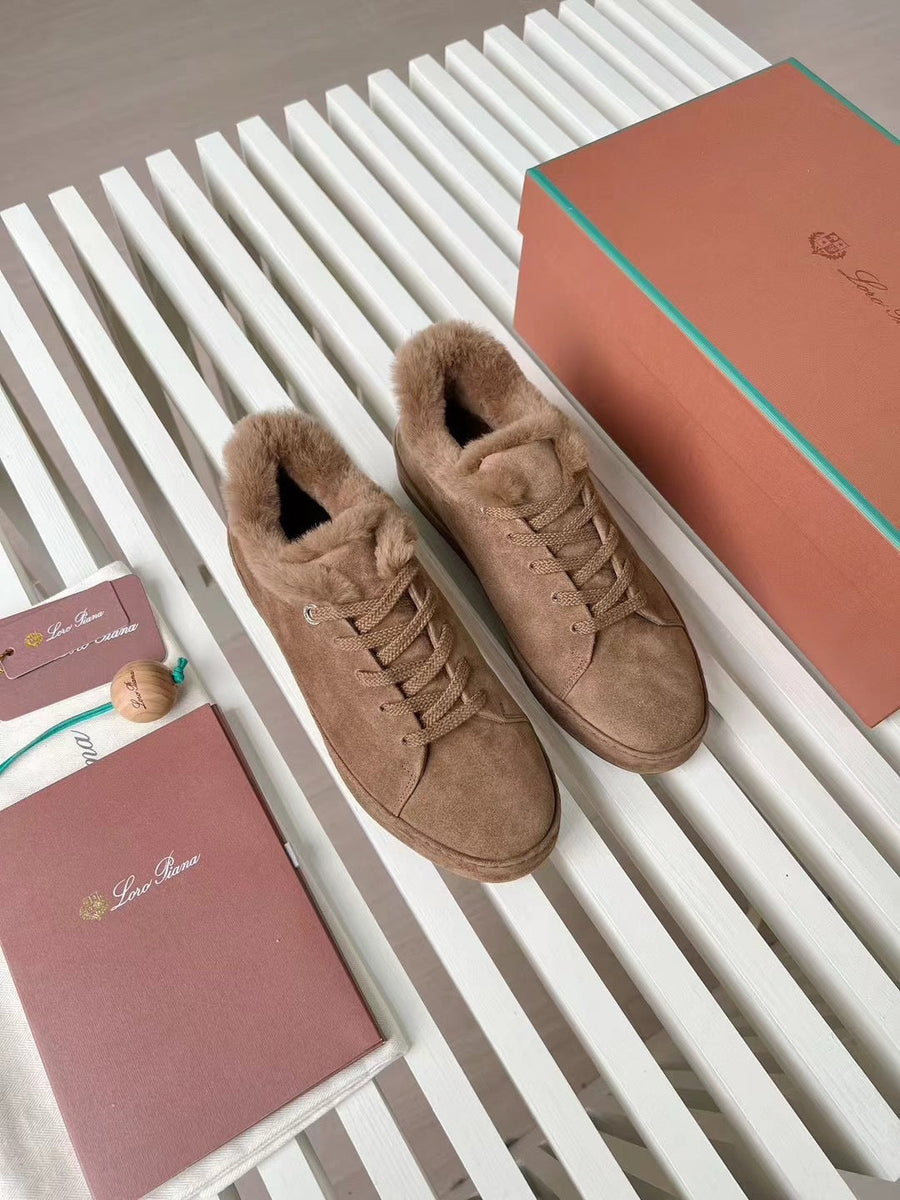 Shoes- Loro P Fur Nuages Sneakers Premium Designer Casual Shoes
