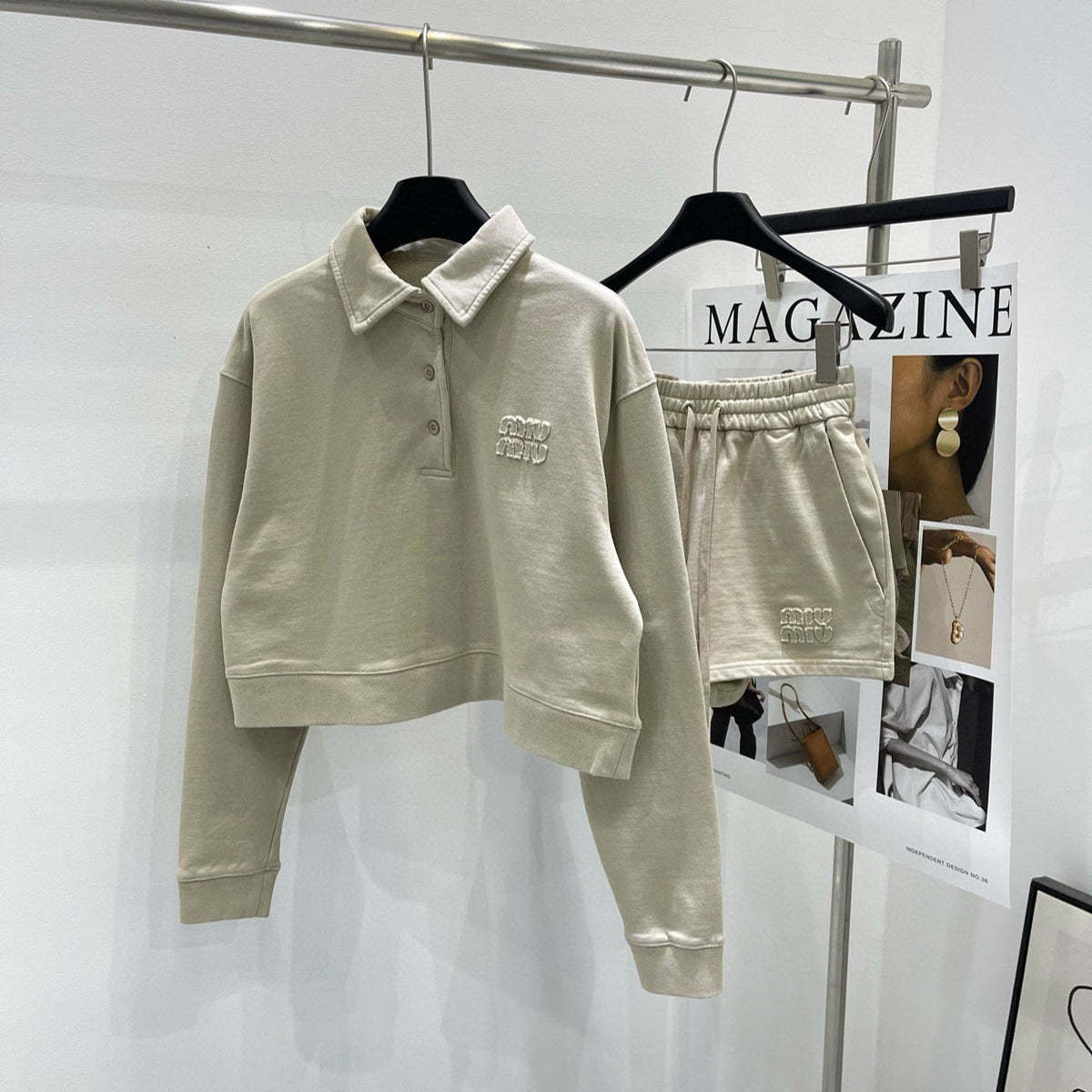 Hoodies- Miu M Sweatshirt Comfortable Luxury Streetwear Hoodie