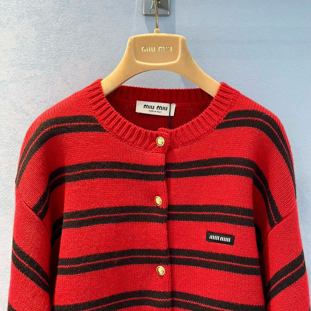 Sweaters- Miu M Cardigan Premium Casual Designer Knitwear