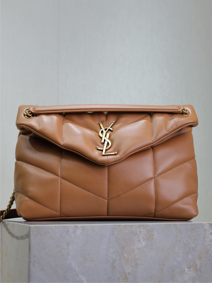 Saint Laurent Bags- Saint Laurent Loulou Medium Puffer Bag Elegant Everyday Designer Handbag