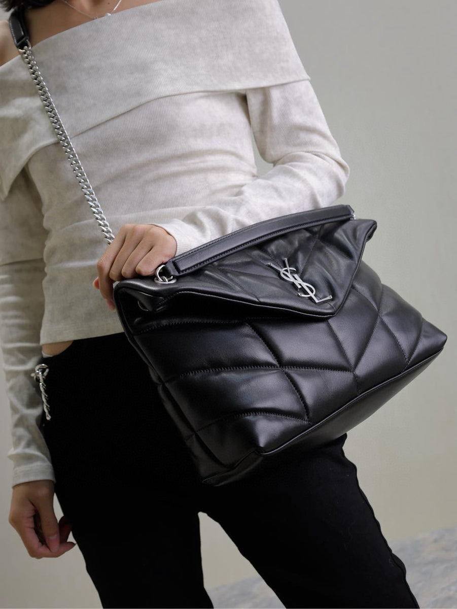 Saint Laurent Bags- Saint Laurent Loulou Medium Puffer Bag Luxury Designer Leather Handbag