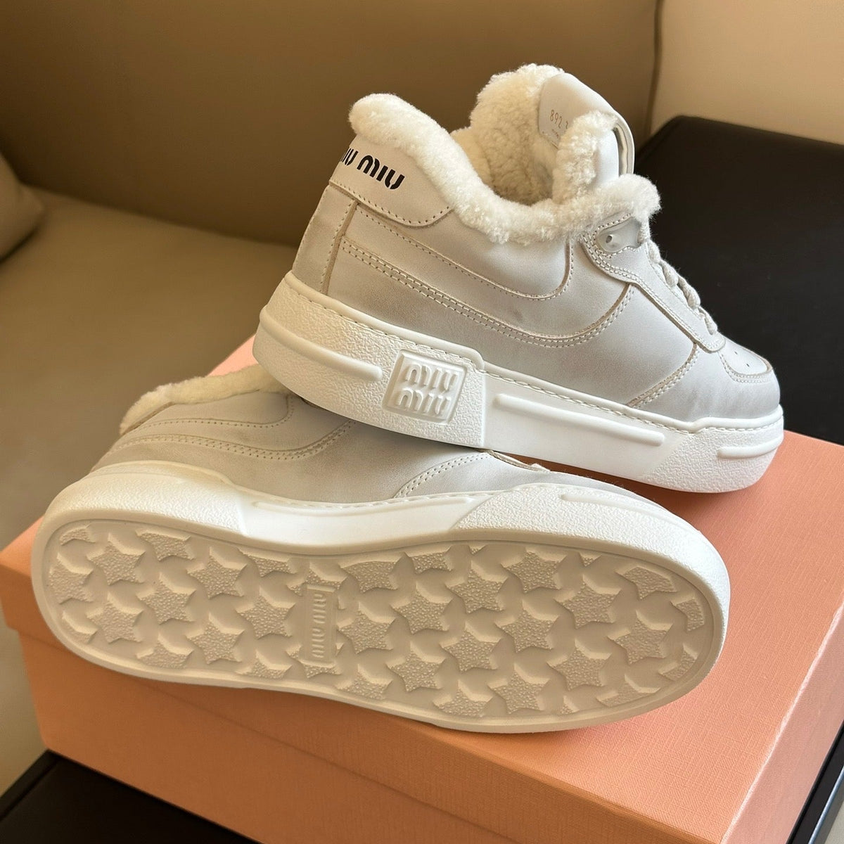 Shoes- Miu M Trainers Comfortable Everyday Designer Shoes