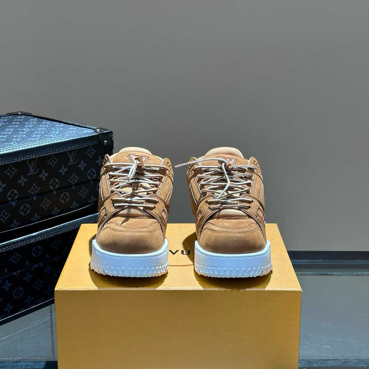 Louis Vuitton Shoes- Louis Vuitton Lou Trainers Comfortable Everyday Designer Shoes