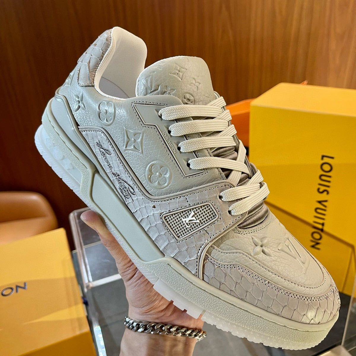 Louis Vuitton Shoes- Louis Vuitton Lou Trainers Luxury Lifestyle Designer Footwear