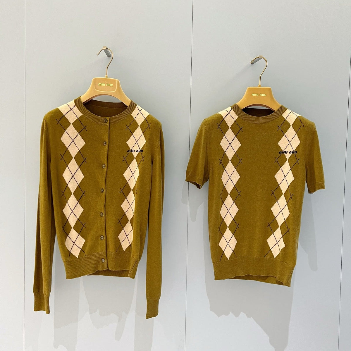 Sweaters- Miu M Cardigan Premium Casual Designer Knitwear