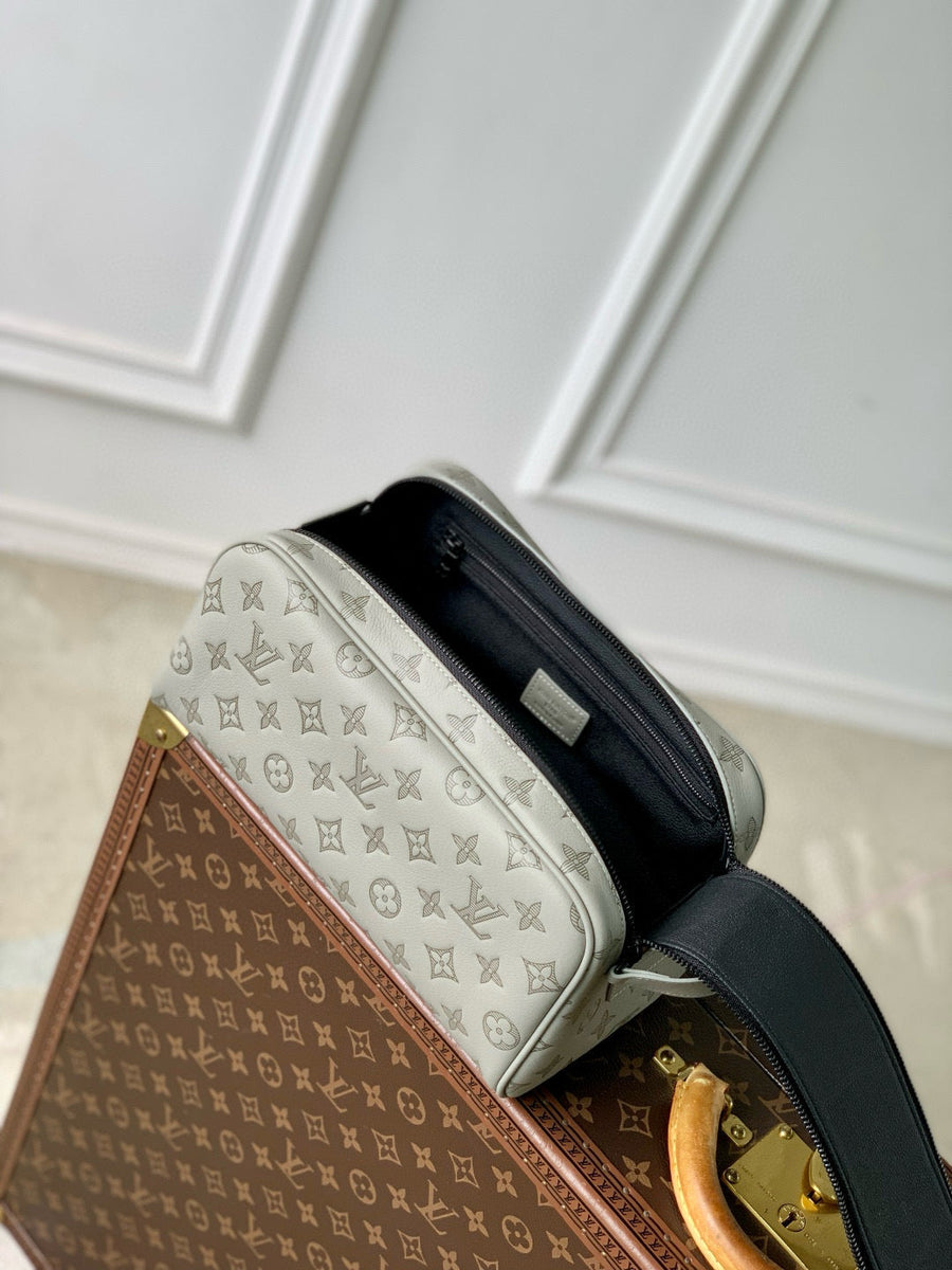 Louis Vuitton Bags- Louis Vuitton Lou Dopp Kit Toiletry Bag Elegant Everyday Designer Handbag