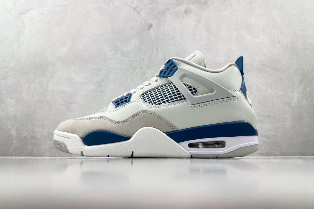 Jordan Shoes- Jordan 4 Military Blue Comfortable Everyday Designer Shoes