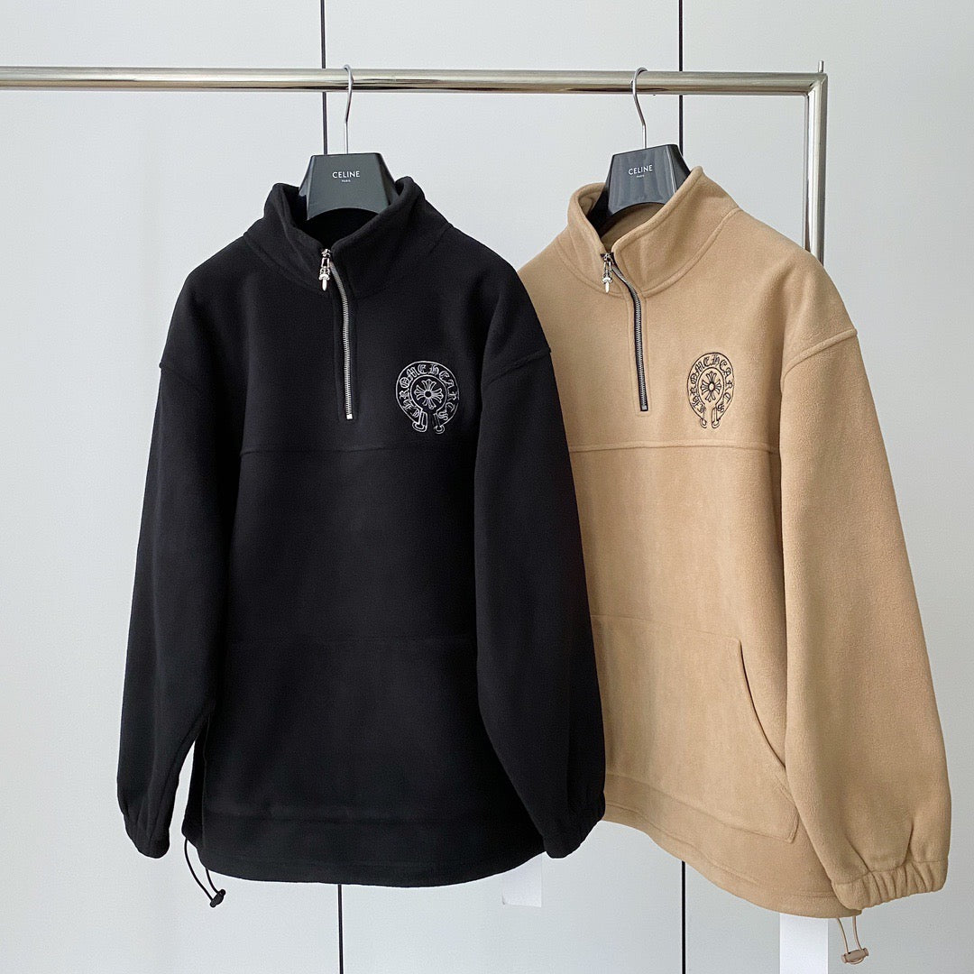 Hoodies- Chrome H Sweatshirt Comfortable Luxury Streetwear Hoodie
