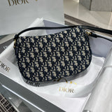 Front view of Christian Dior Small Besace Bag premium cd small besace bag