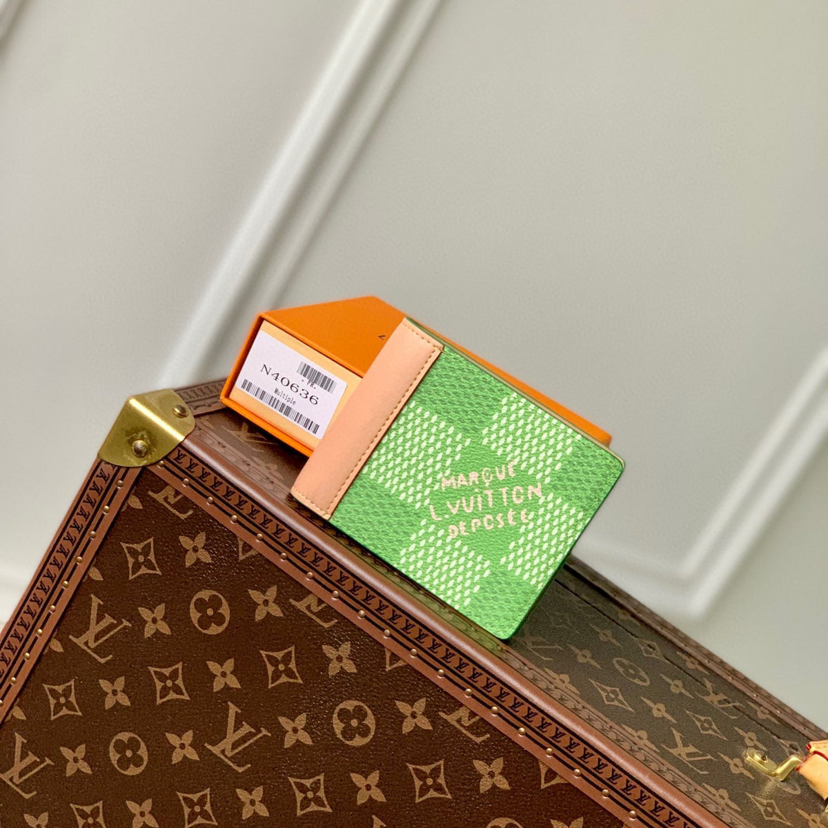 Louis Vuitton Wallets- Louis Vuitton Lou Slender Wallet Elegant Everyday Leather Wallet