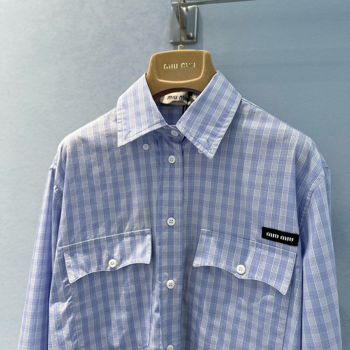 Tops- Miu M Shirt Elegant Everyday Designer Top