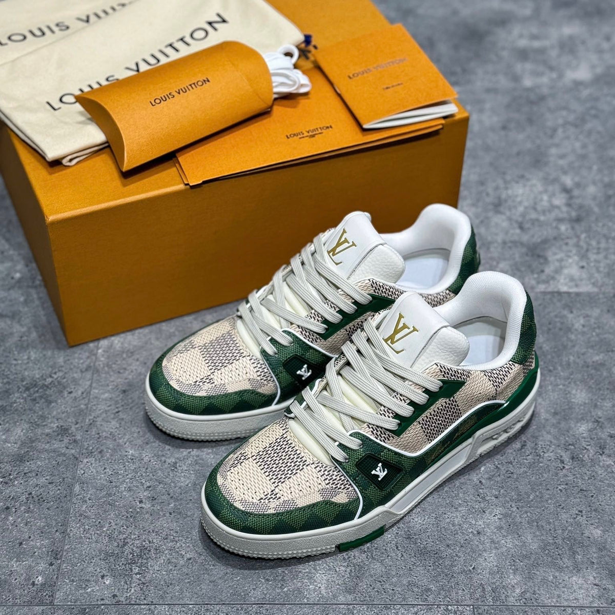 Louis Vuitton Shoes- Louis Vuitton Lou Trainers Premium Designer Casual Shoes