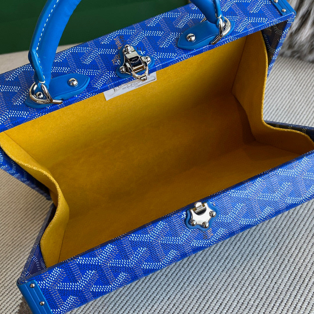 Bags- Goya Grand Hotel Trunk Bag Luxury Designer Leather Handbag
