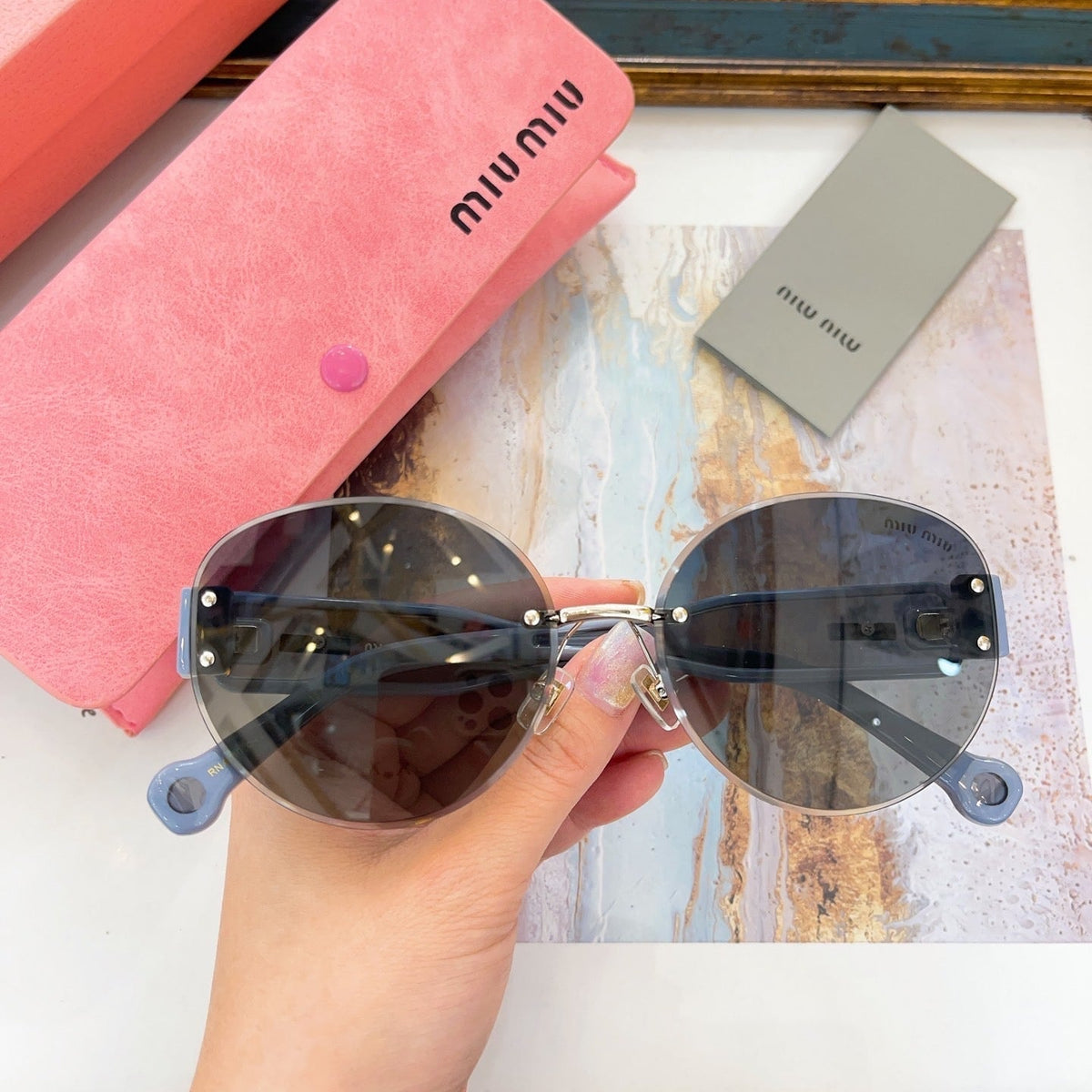 Sunglasses- Miu M Sunglasses Premium Fashion Designer Sunglasses
