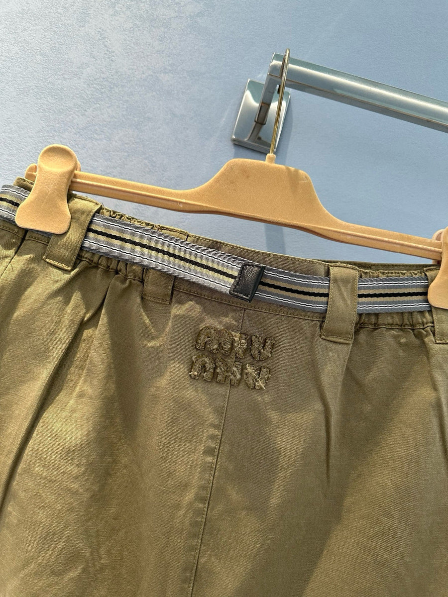Skirts- Miu M Skirt Elegant Designer Casual Skirt