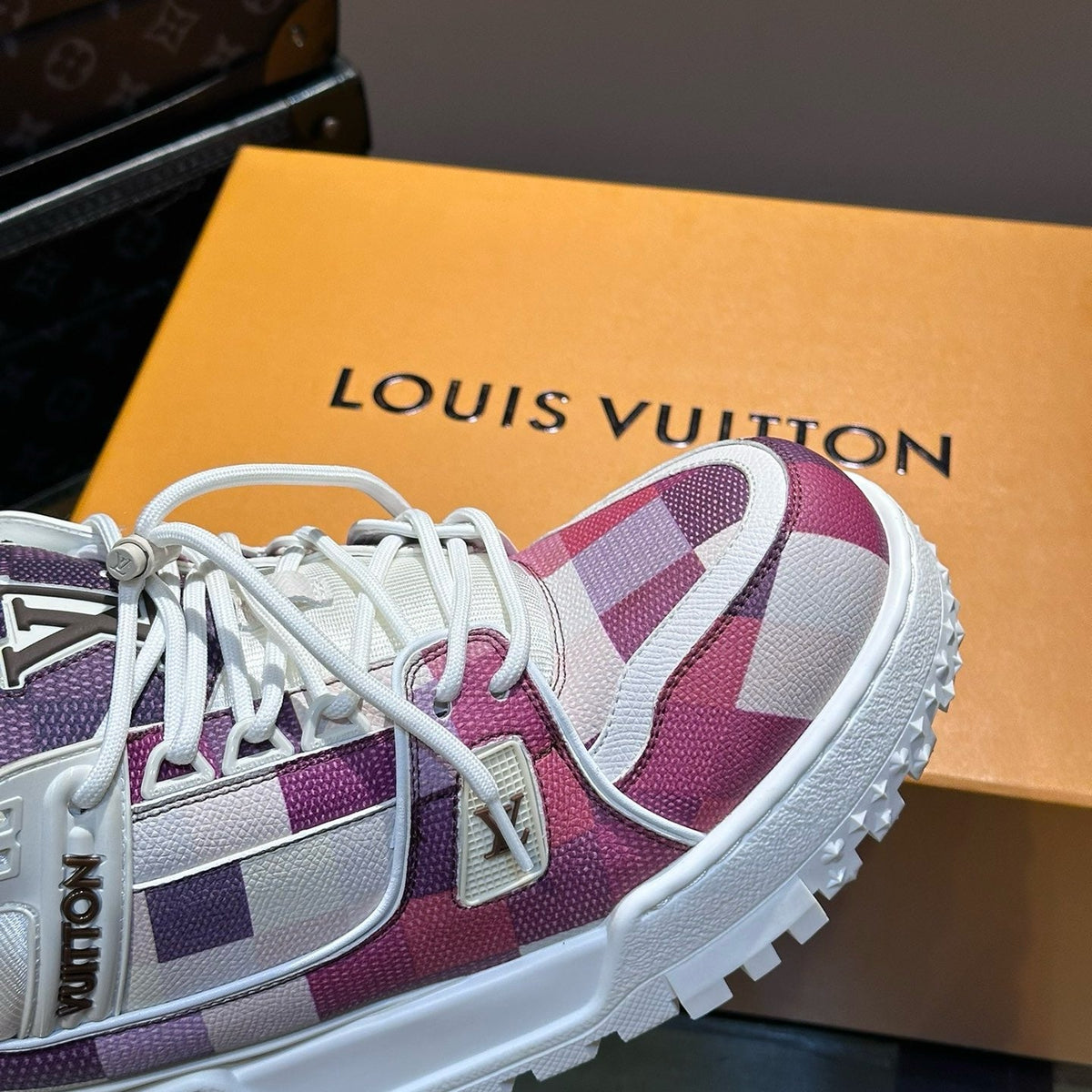 Louis Vuitton Shoes- Louis Vuitton Lou Trainers Premium Designer Casual Shoes
