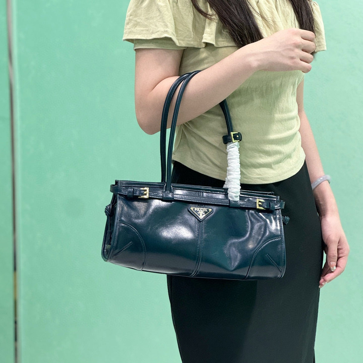 Bags- Pd Medium Leather Handbag Luxury Designer Leather Handbag