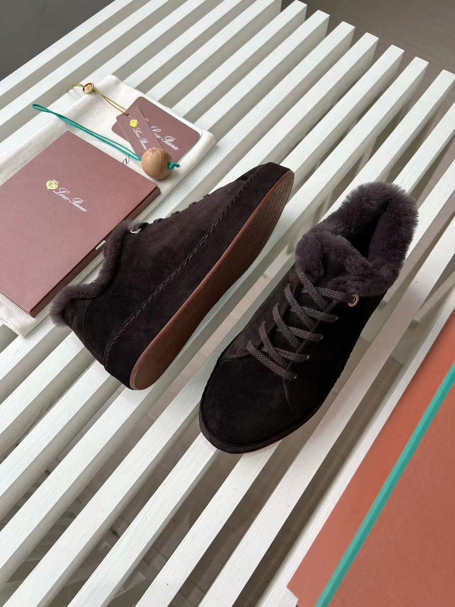 Shoes- Loro P Fur Nuages Sneakers Comfortable Everyday Designer Shoes