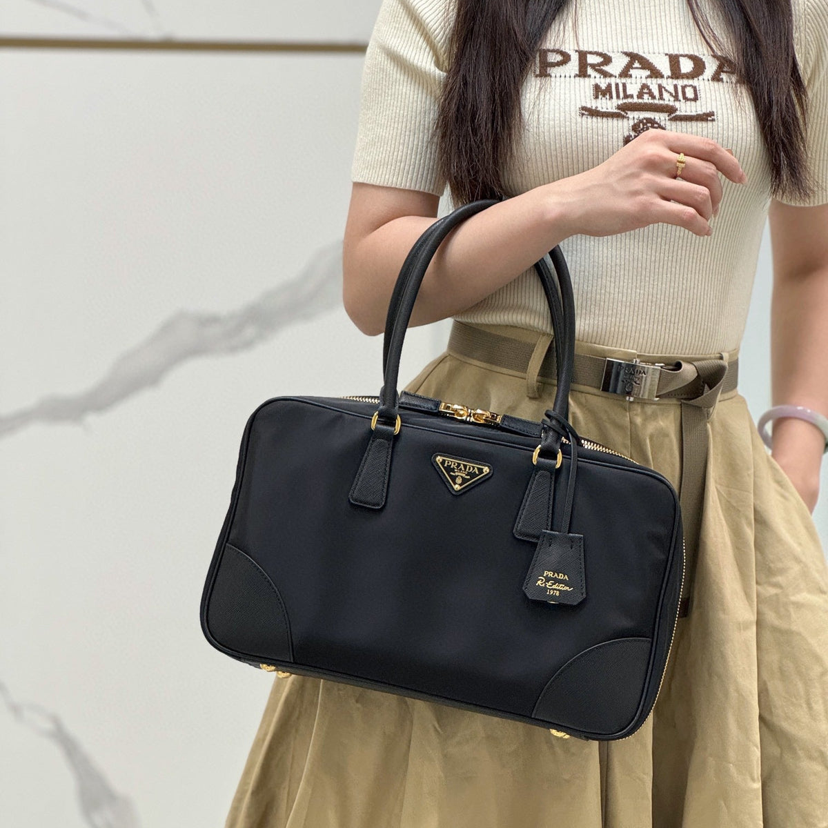 Bags- Pd Re-edition 1978 Medium Bag Elegant Everyday Designer Handbag