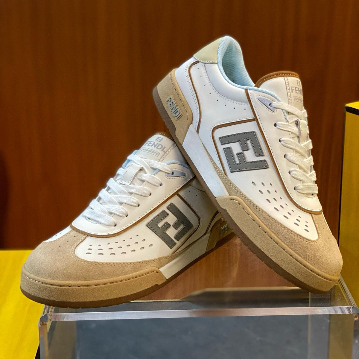 Shoes- Fen Match Sneaker Premium Designer Casual Shoes