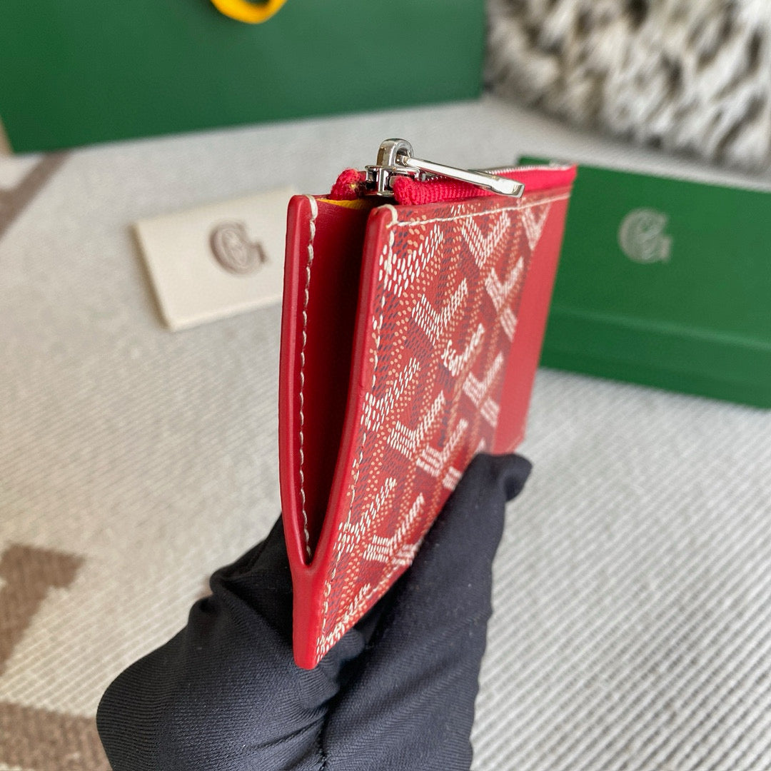 Wallets- Goya Bourbon Card Holder Compact Luxury Card Wallet