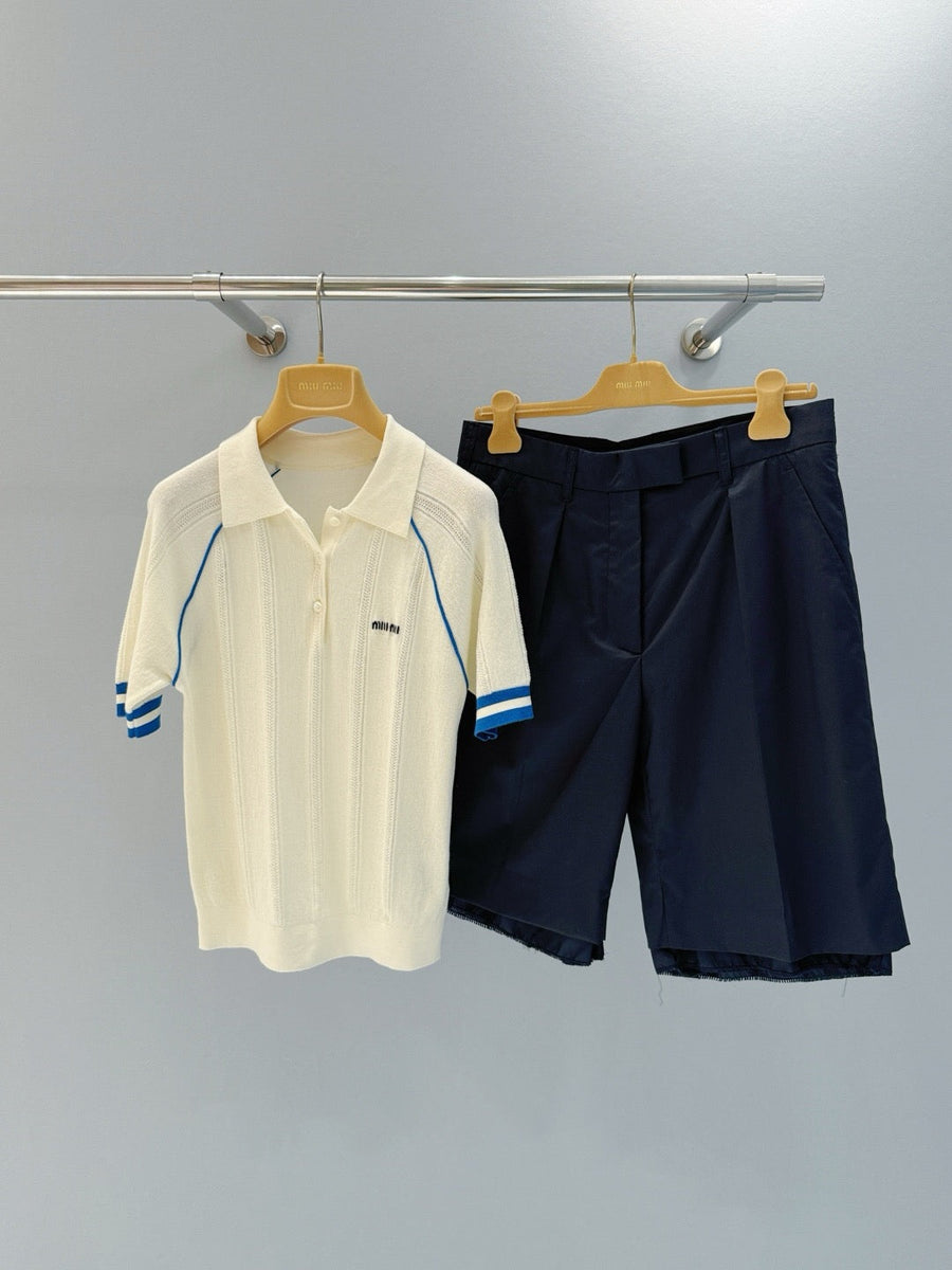 Polo Shirts- Miu M Polo Shirt Premium Everyday Polo Shirt