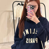 Back view of Celine luxury Sweatshirt with clean finishing