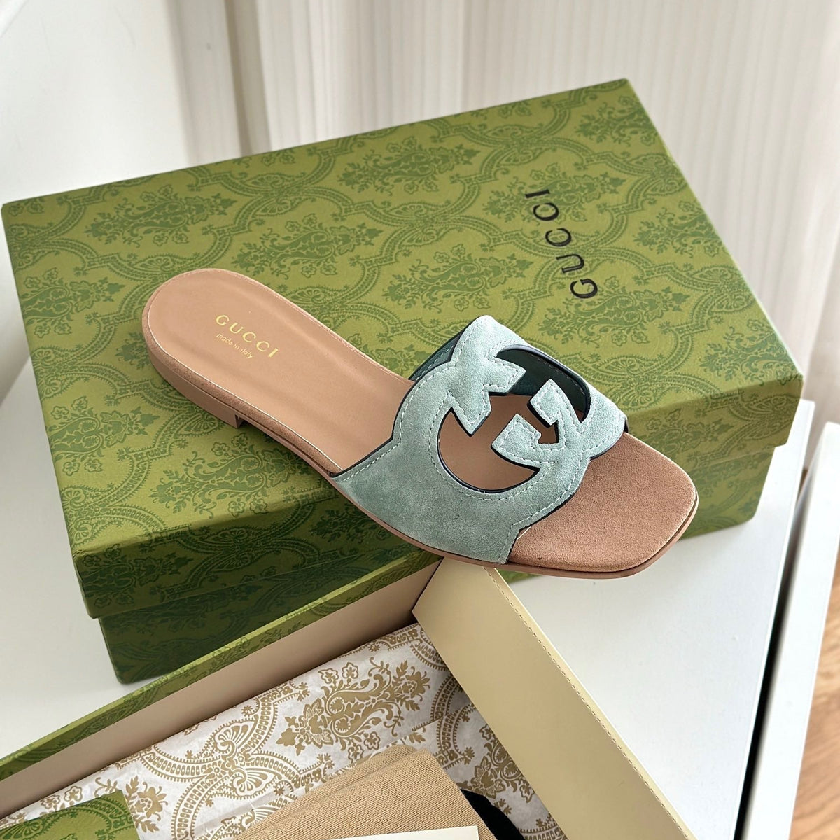 Gucci Shoes- Gucci Cut Out Sandals Comfortable Everyday Designer Shoes