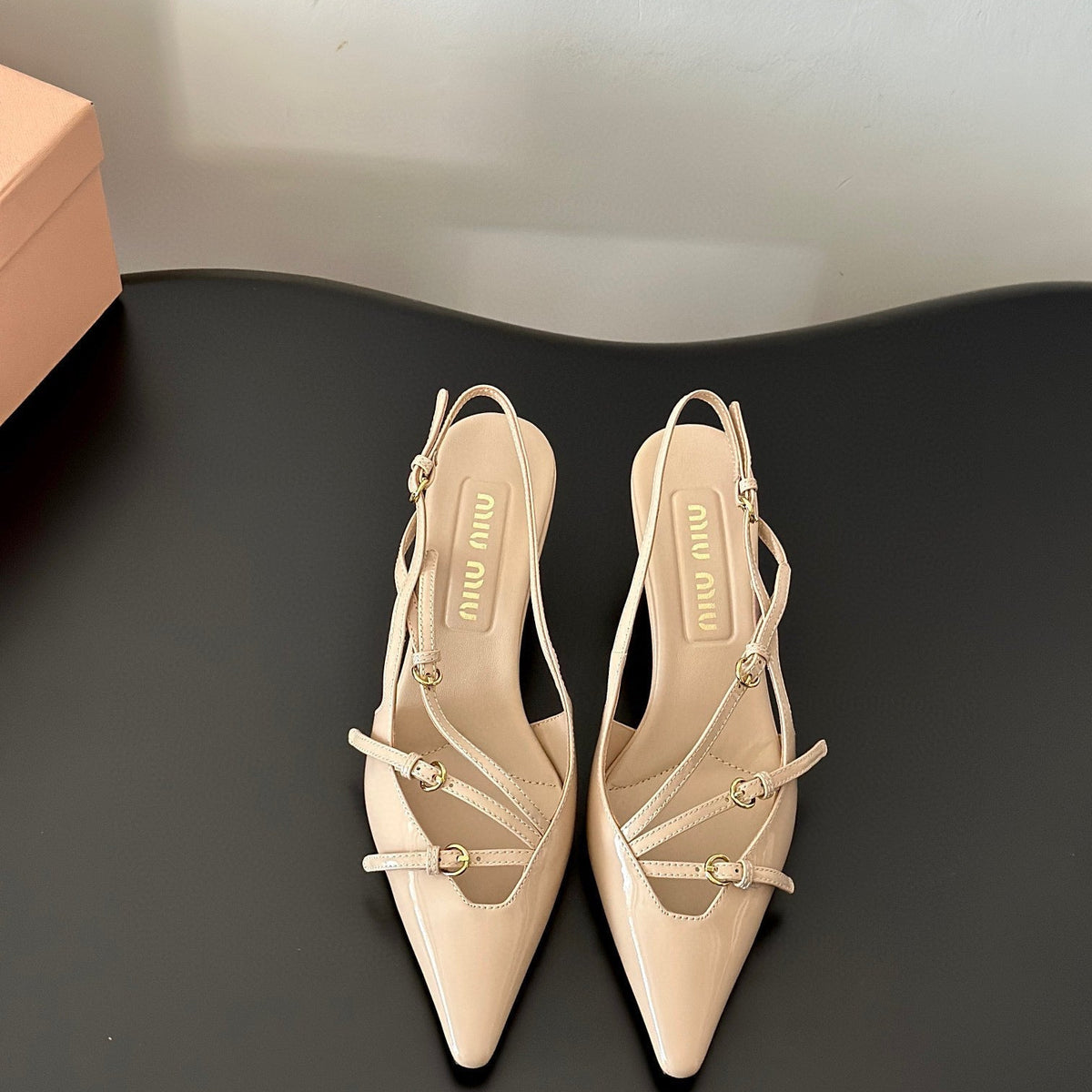 Shoes- Miu M Heels Luxury Lifestyle Designer Footwear