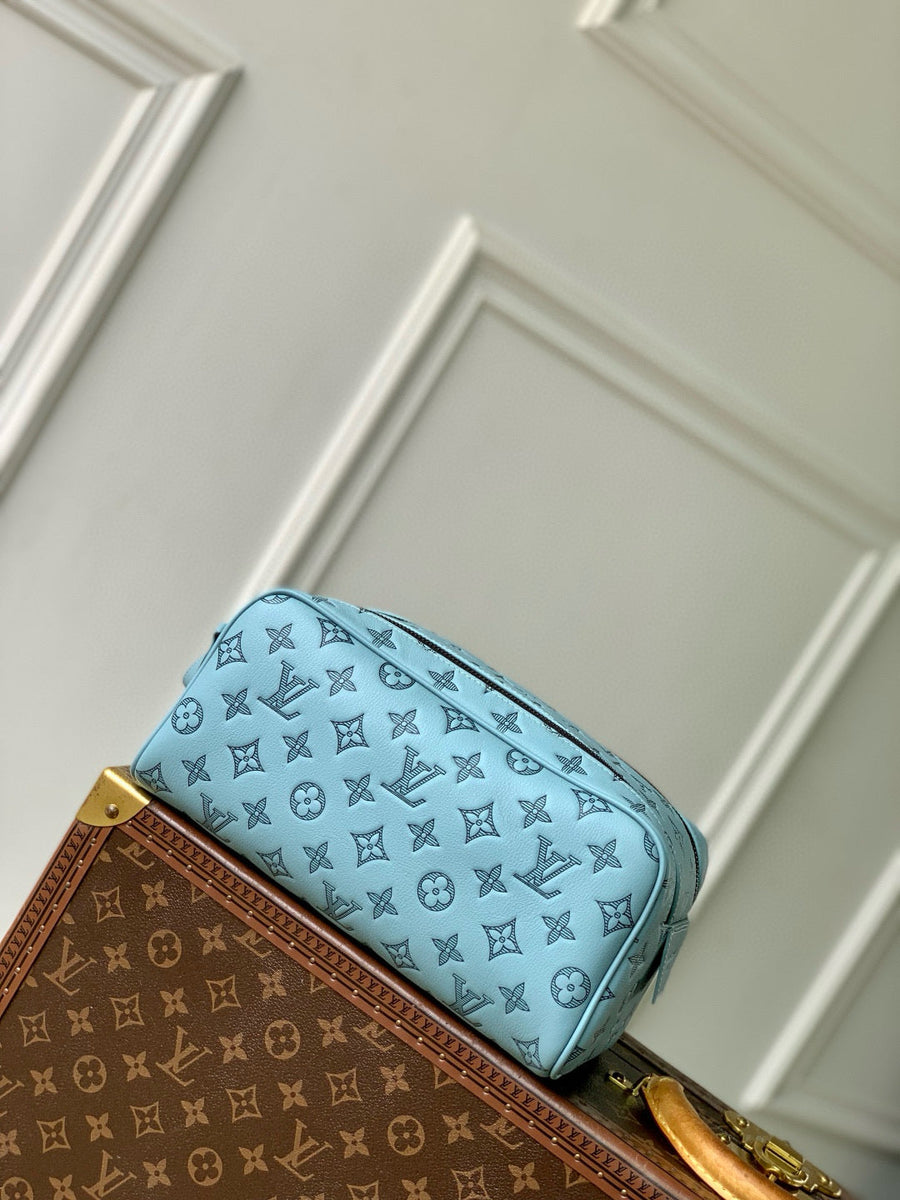 Louis Vuitton Bags- Louis Vuitton Lou Dopp Kit Toiletry Bag Elegant Everyday Designer Handbag