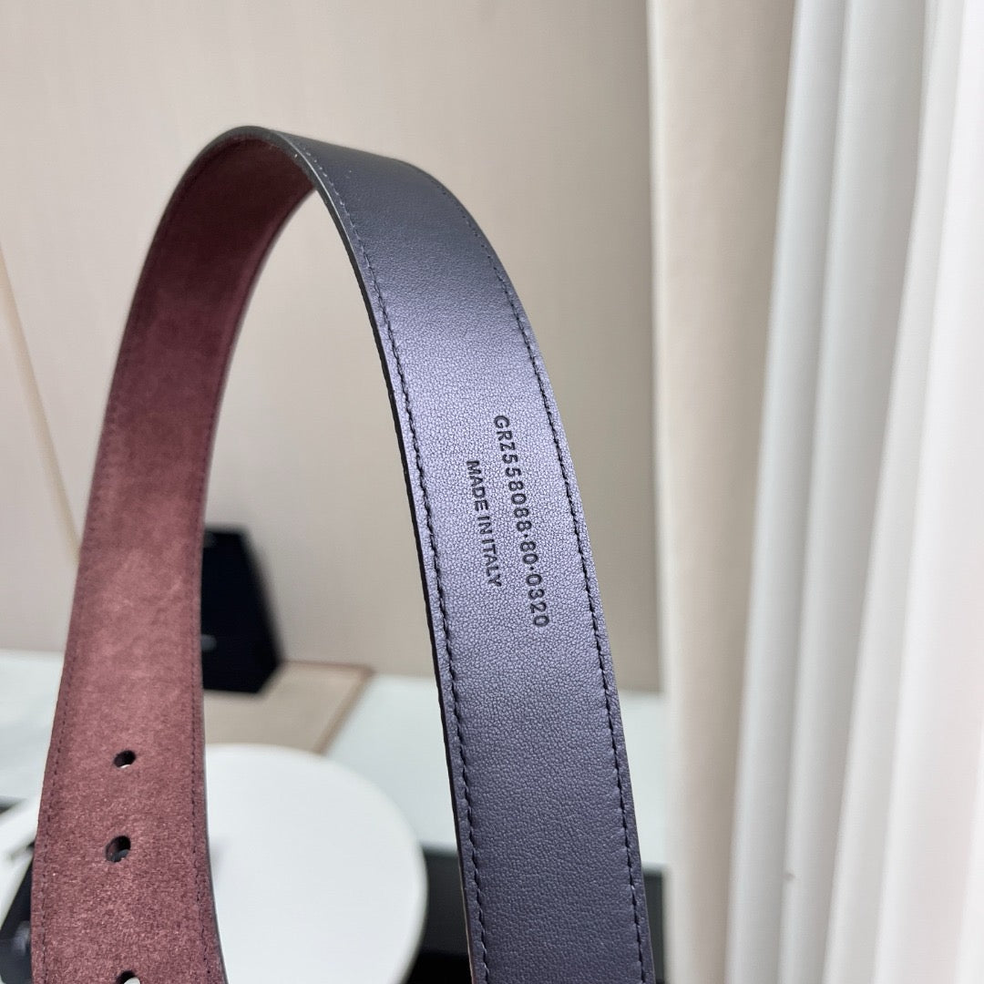 Saint Laurent Belts- Saint Laurent Belt 3 Cm Classic Everyday Designer Belt