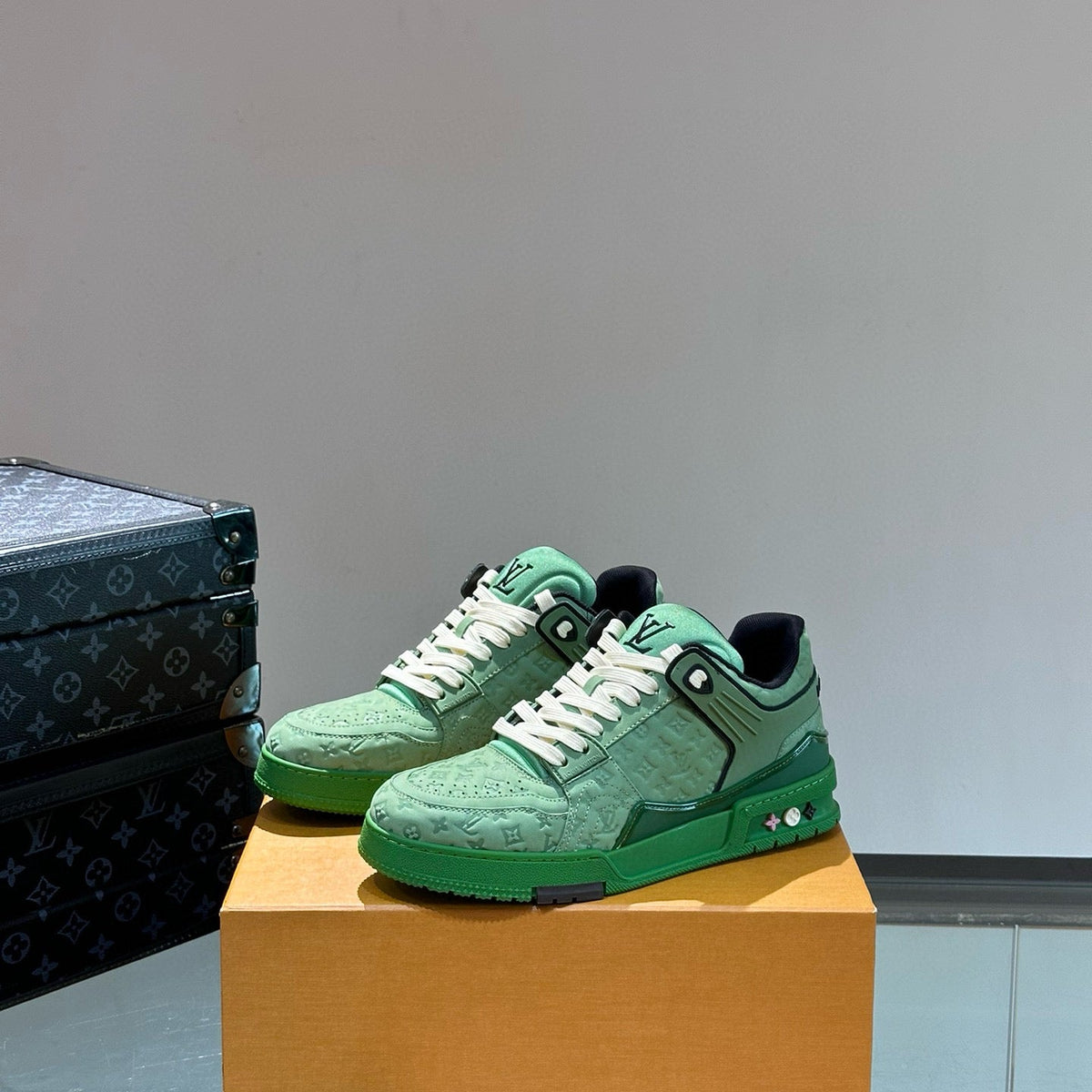 Louis Vuitton Shoes- Louis Vuitton Lou Trainers Comfortable Everyday Designer Shoes