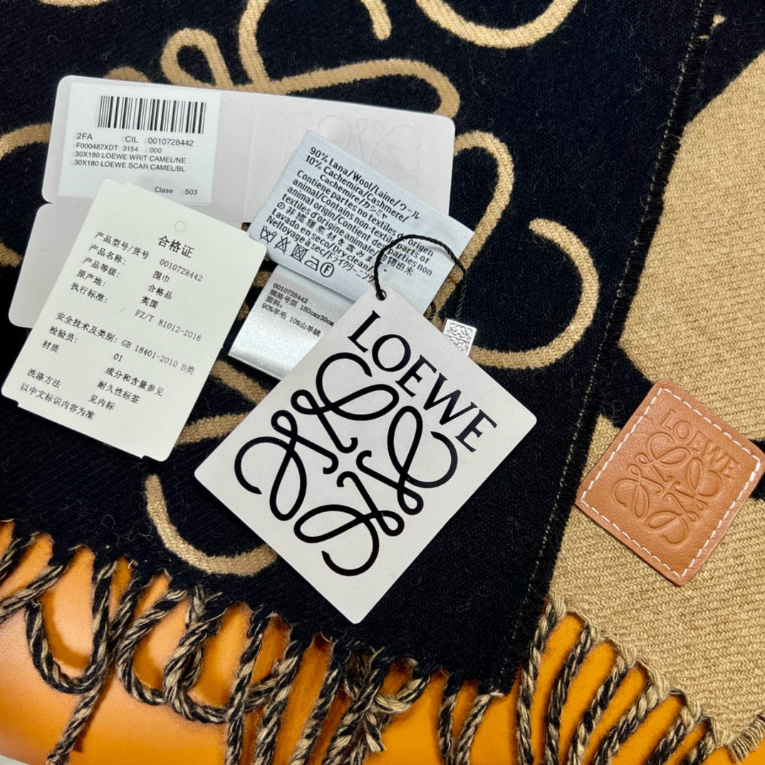 Scarves- Loew Scarf Luxury Designer Silk Scarf