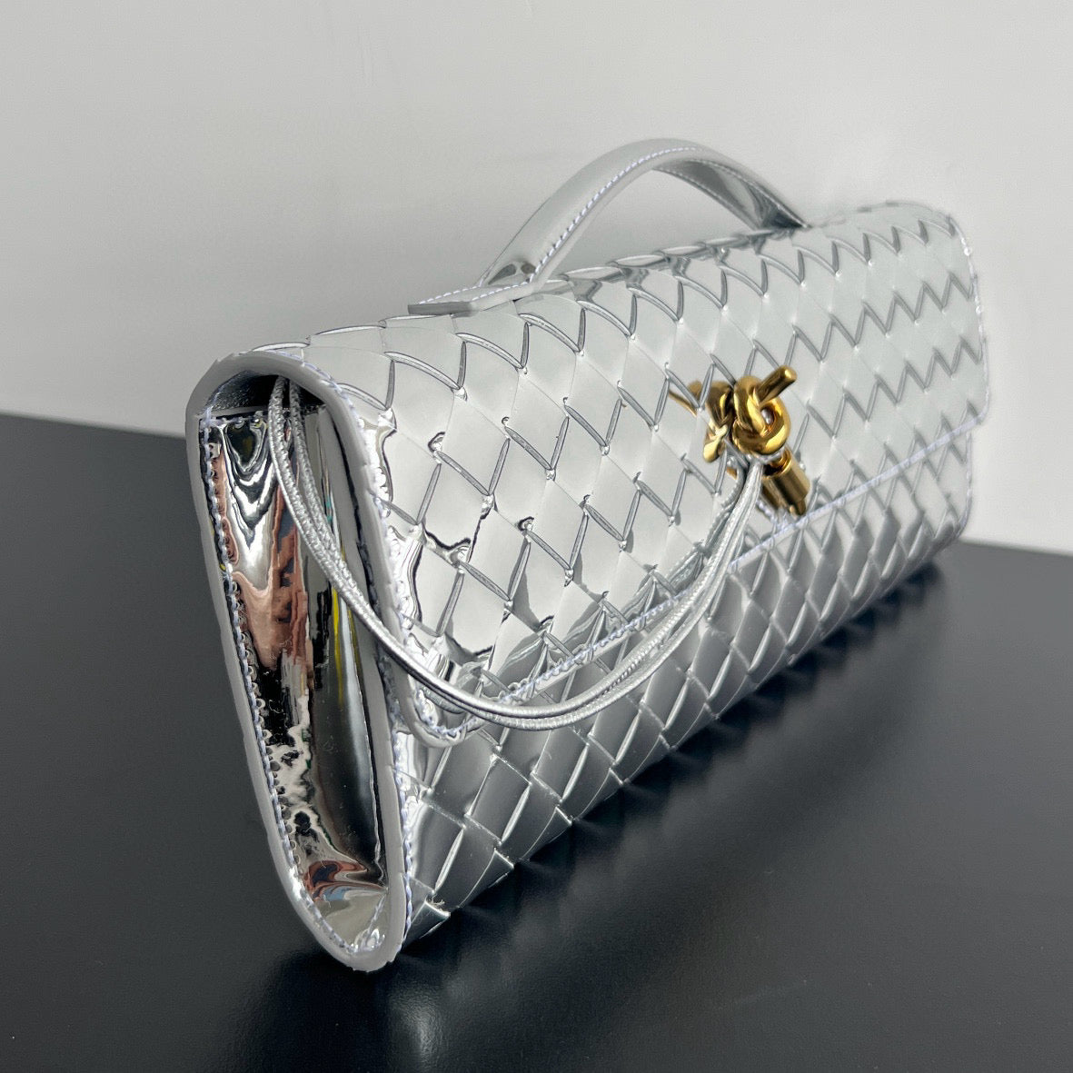 Bottega Veneta Bags- Bottega Veneta Andiamo Clutch Premium Designer Shoulder Bag