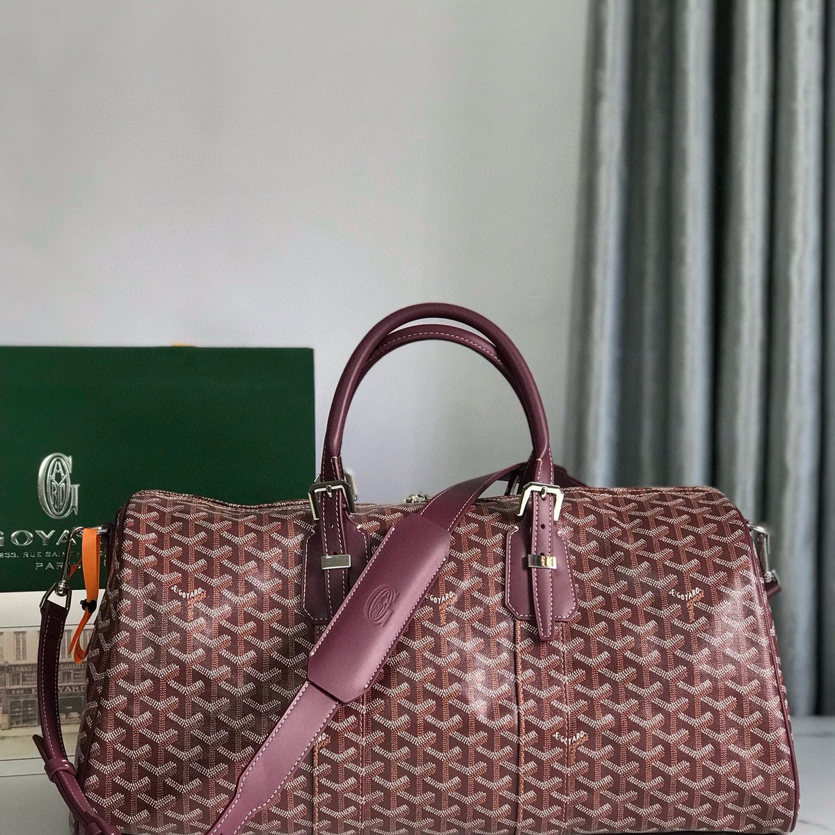 Bags- Goya Boston 45 Bag Luxury Designer Leather Handbag