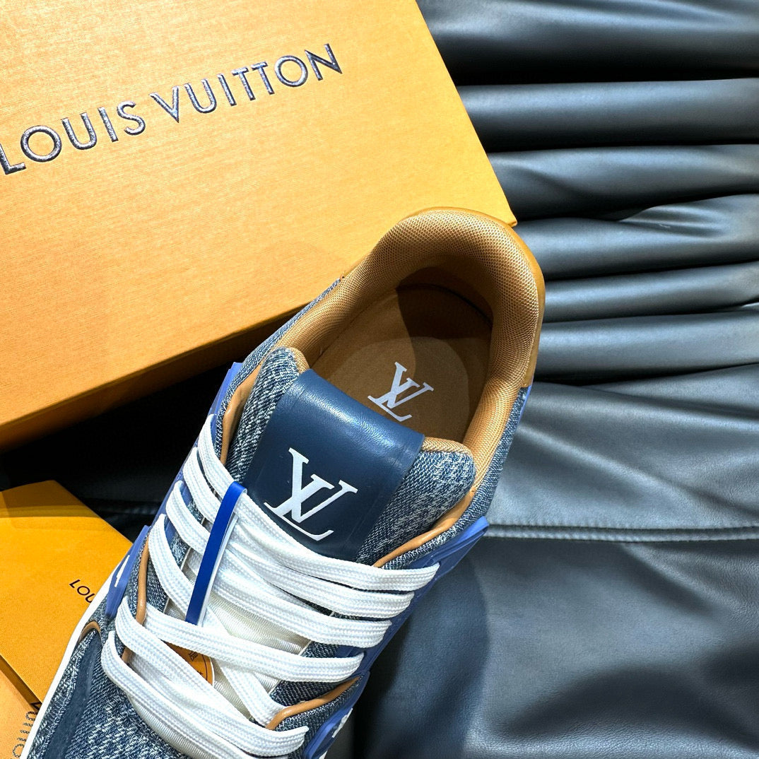 Louis Vuitton Shoes- Louis Vuitton Lou Trainers Comfortable Everyday Designer Shoes