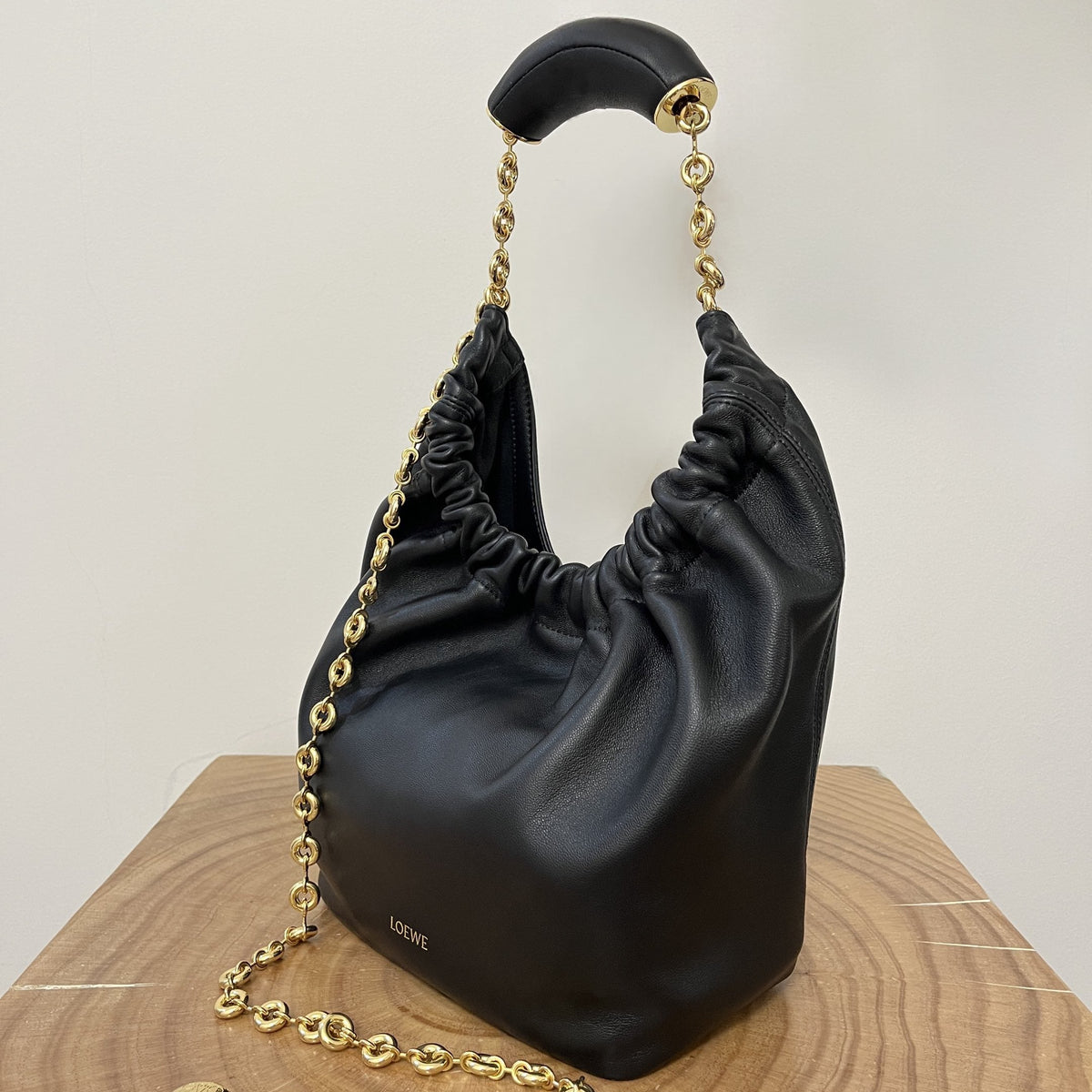 Bags- Loew Small Squeeze Bag Luxury Designer Leather Handbag
