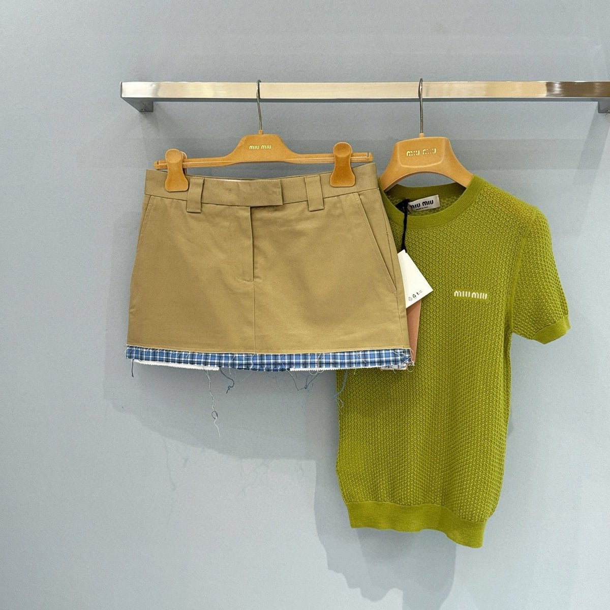 Skirts- Miu M Skirt Elegant Designer Casual Skirt