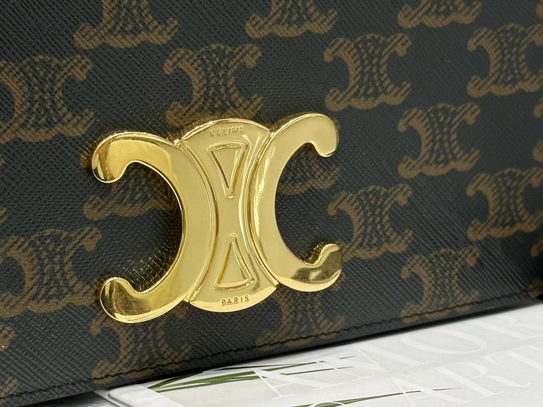 Bags- Cel Multipochette In Triomphe Canvas Bag Luxury Designer Leather Handbag