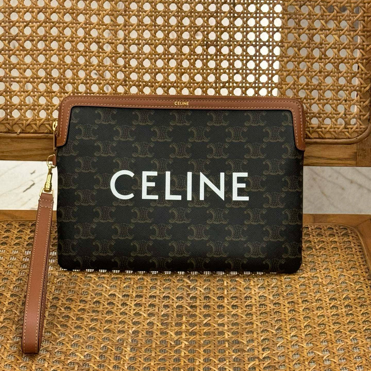 Bags- Cel Small Pouch With Strap Elegant Everyday Designer Handbag