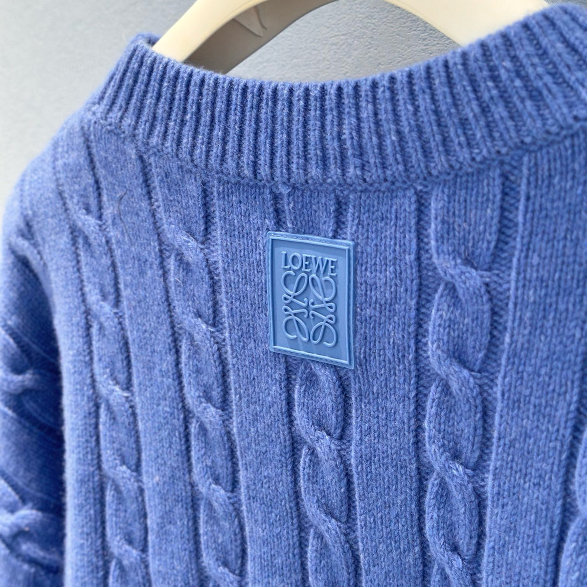 Sweaters- Loew Sweater Luxury Designer Knit Sweater