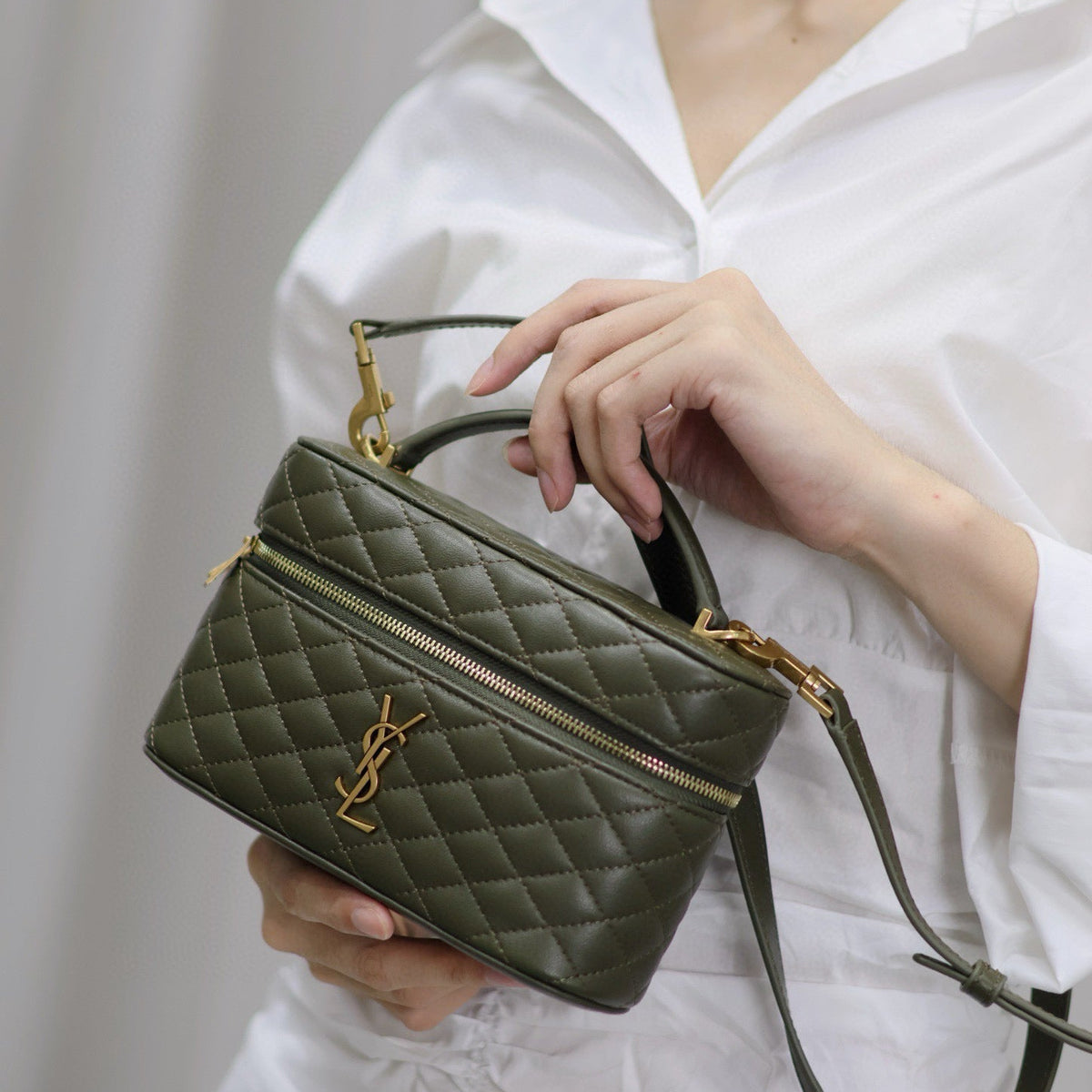 Saint Laurent Bags- Saint Laurent Gaby Vanity Bag Premium Designer Shoulder Bag