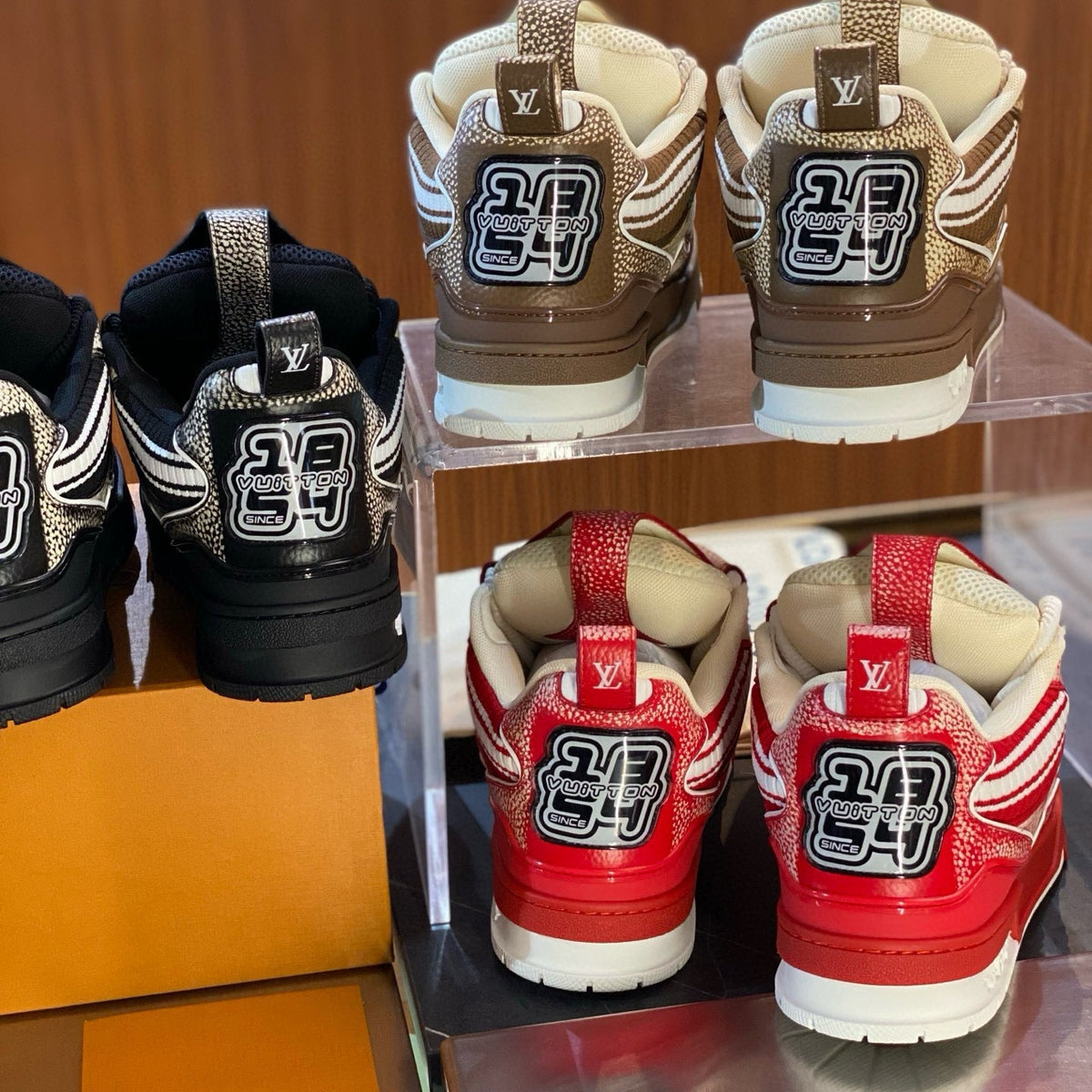 Velouxe Shoes?  Velouxe Lou Trainers Luxury Lifestyle Designer Footwear