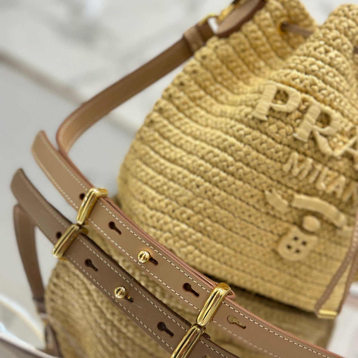 Bags- Pd Crochet Mini Bucket Bag Elegant Everyday Designer Handbag