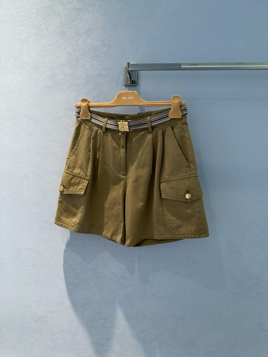 Shorts- Miu M Shorts Everyday Lightweight Designer Shorts