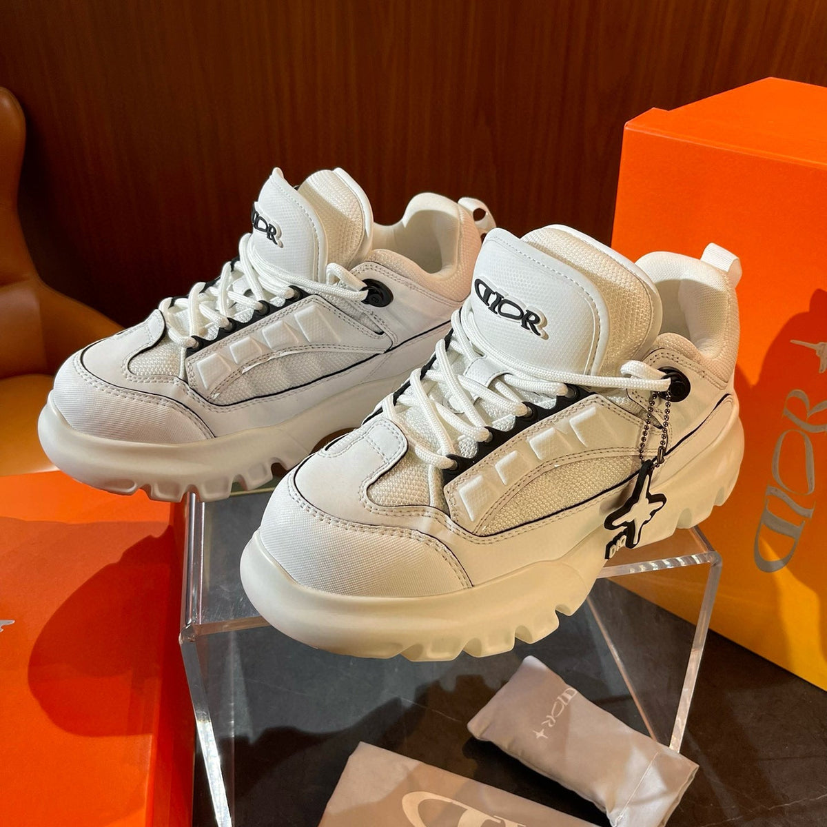 Dior Shoes- Dior x Lewis H Snow Sneakers Luxury Lifestyle Designer Footwear