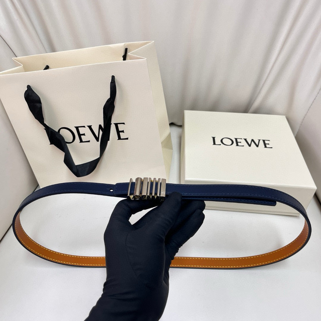 Belts- Loew Belt 1.5 Cm Premium Leather Designer Belt