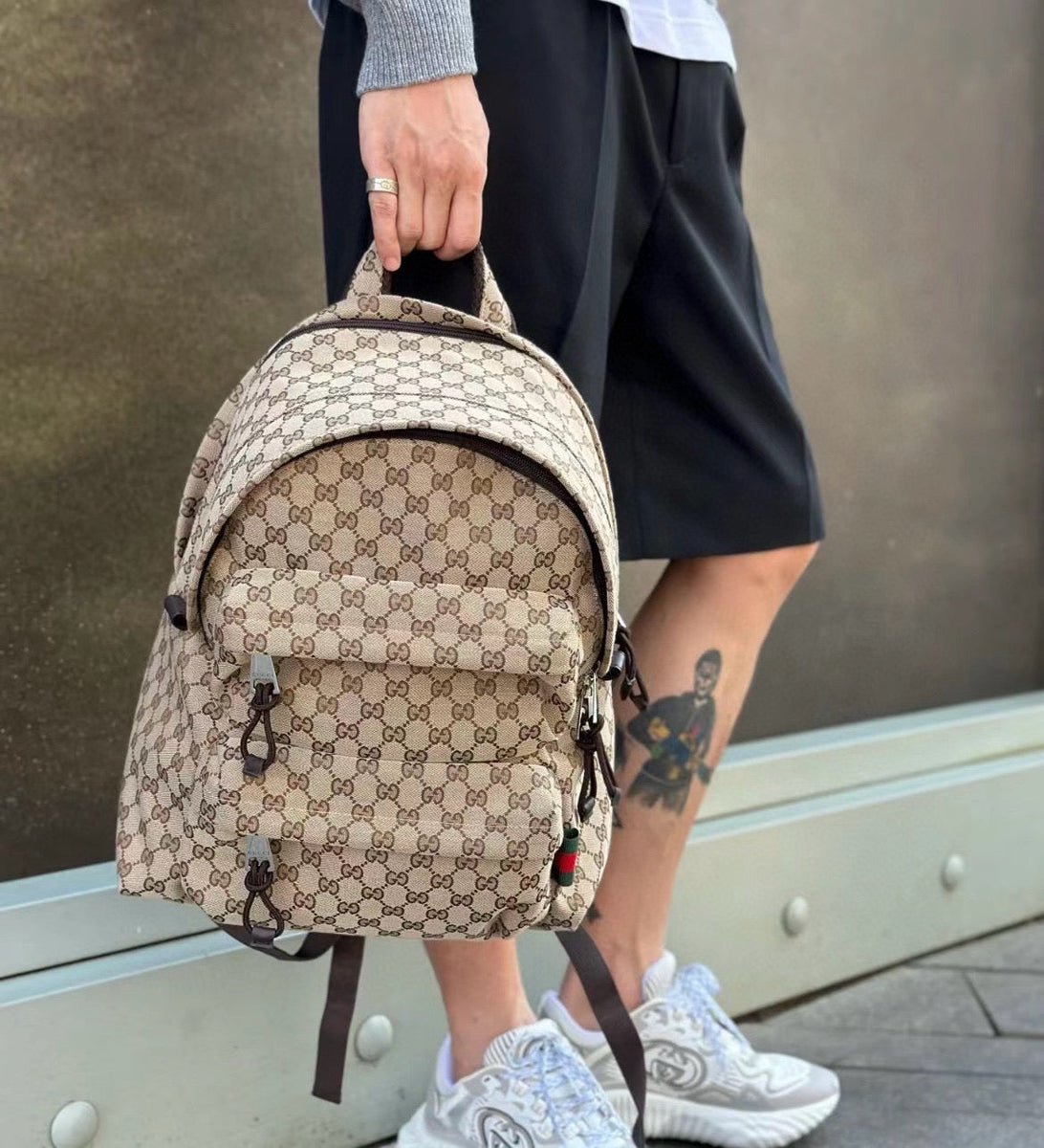 Gucci Medium Backpack detail shot – designer craftsmanship and quality