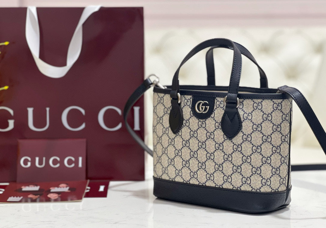 Gucci Bags- Gucci Ophidia Mini Tote Bag Elegant Everyday Designer Handbag
